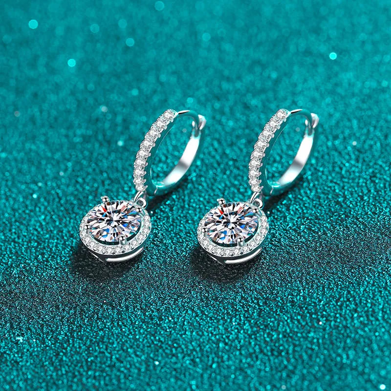 Moissanite Stone Earrings