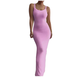 Women's Sleeveless Bodycon Maxi Dress