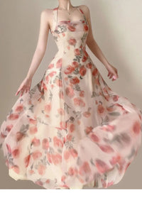 French Elegant Long Dress for Women