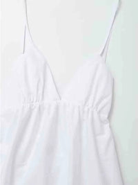 Sexy Backless V-Neck Midi Dress