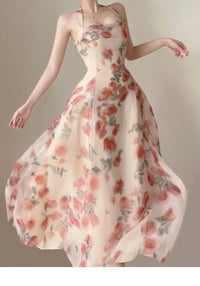French Elegant Long Dress for Women