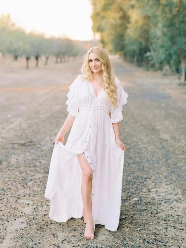 Boho Maternity Photoshoot Dress