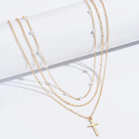 LATS Heart Double Layer Pearl Choker