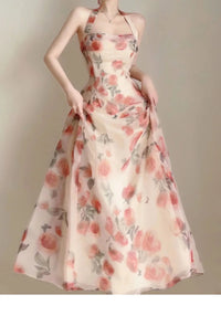 French Elegant Long Dress for Women