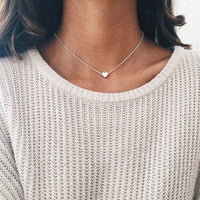 LATS Heart Double Layer Pearl Choker