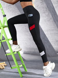 High Waist Yoga Pants with Side Pockets