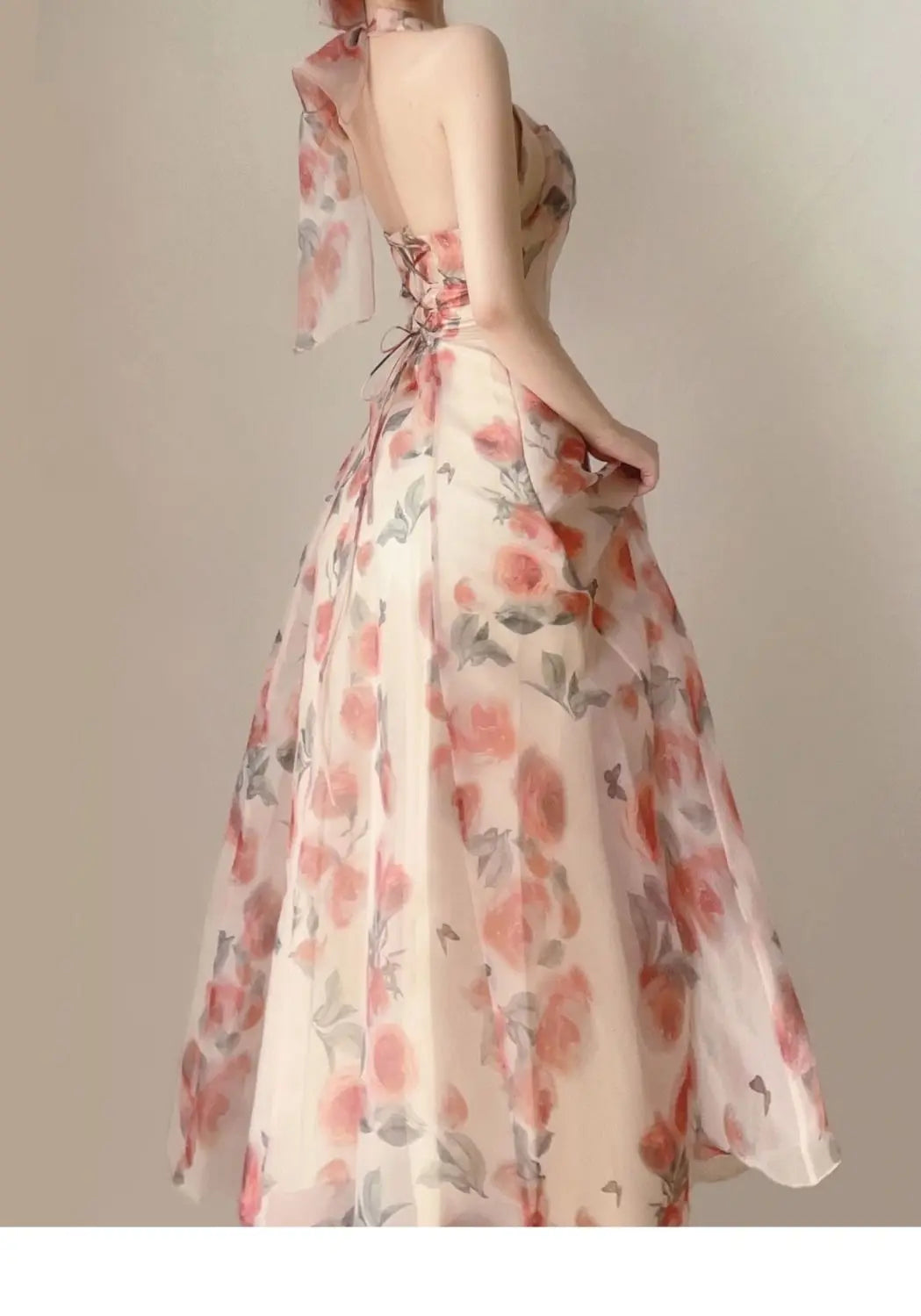 French Elegant Long Dress for Women