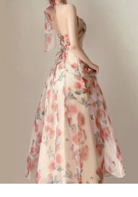 French Elegant Long Dress for Women