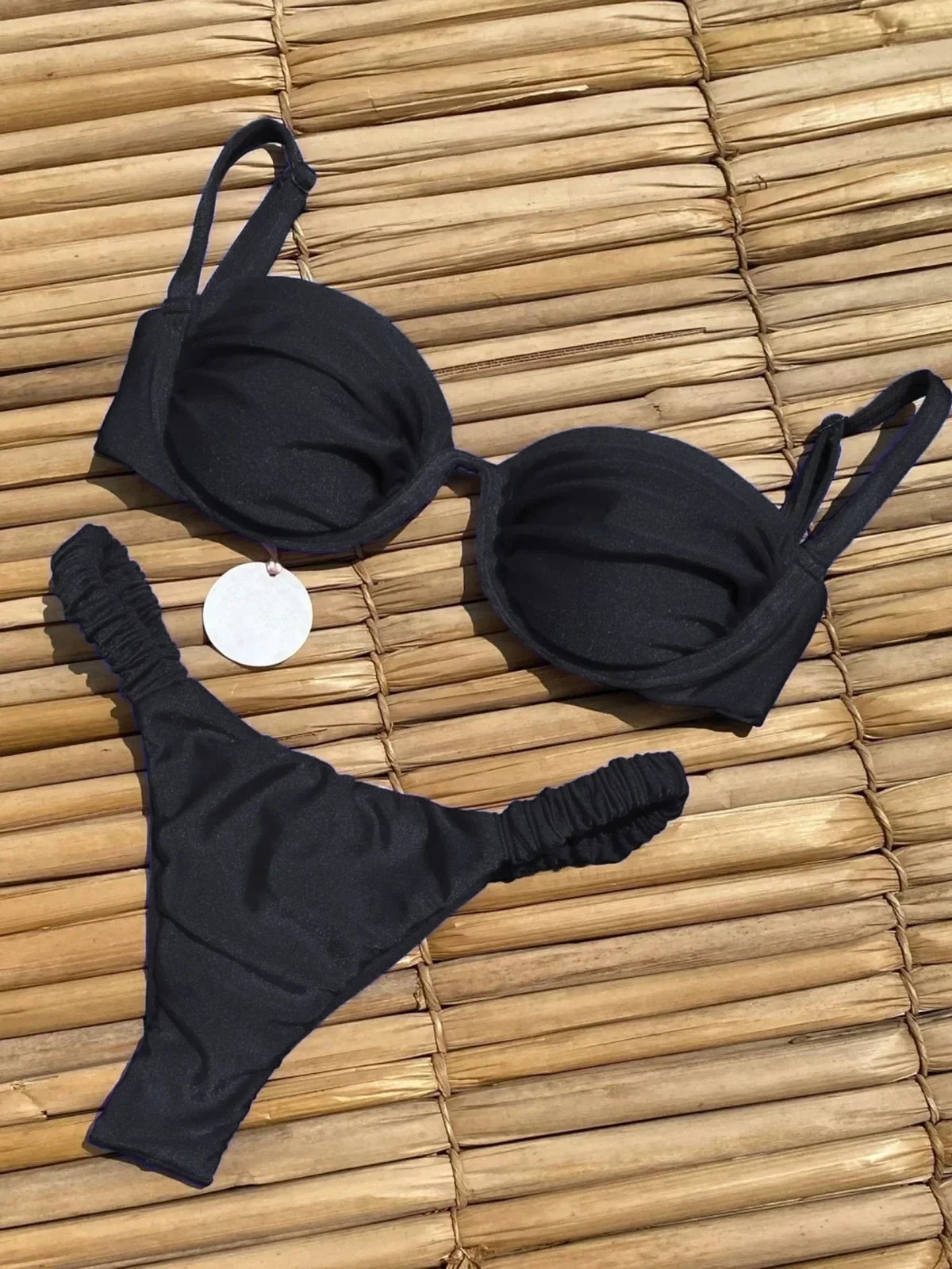 Steel Bikini with Split Design for Women