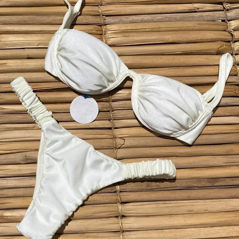 Steel Bikini with Split Design for Women