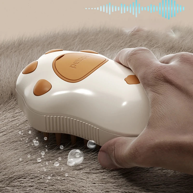 3 in 1 Steamy Pet Grooming Brush