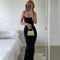 Casual Lounge Slip Dress - Sexy Backless Bodycon Maxi Dress