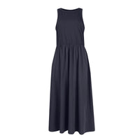 Sleeveless Patchwork Knit Racerback Sundress
