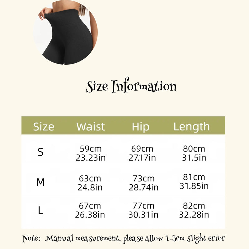 Ribbed High-Waisted Fitness Yoga Pants