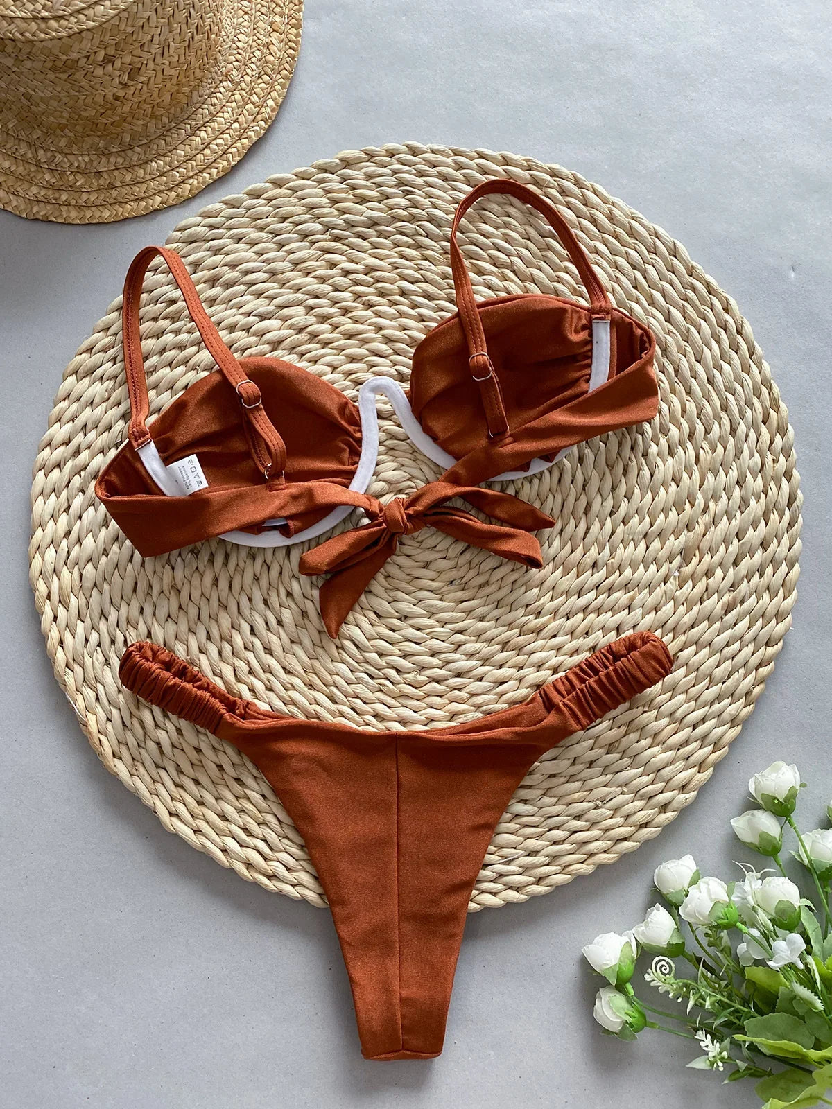 Steel Bikini with Split Design for Women