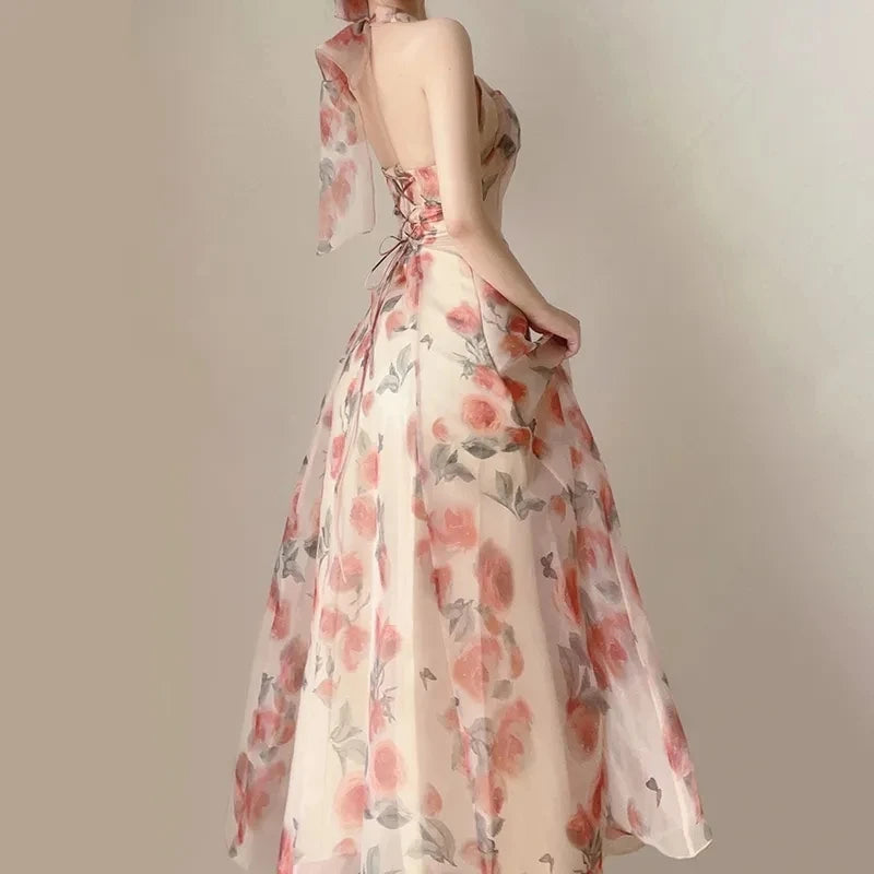 French Elegant Long Dress for Women