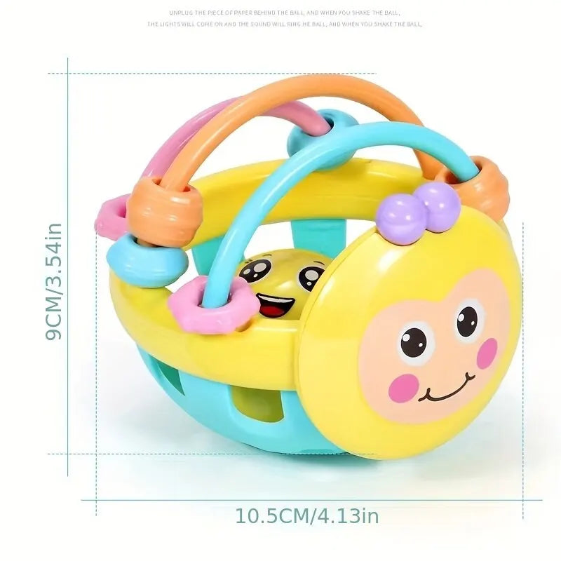 Soft Plastic Baby Rattle Development Toy (10cm)