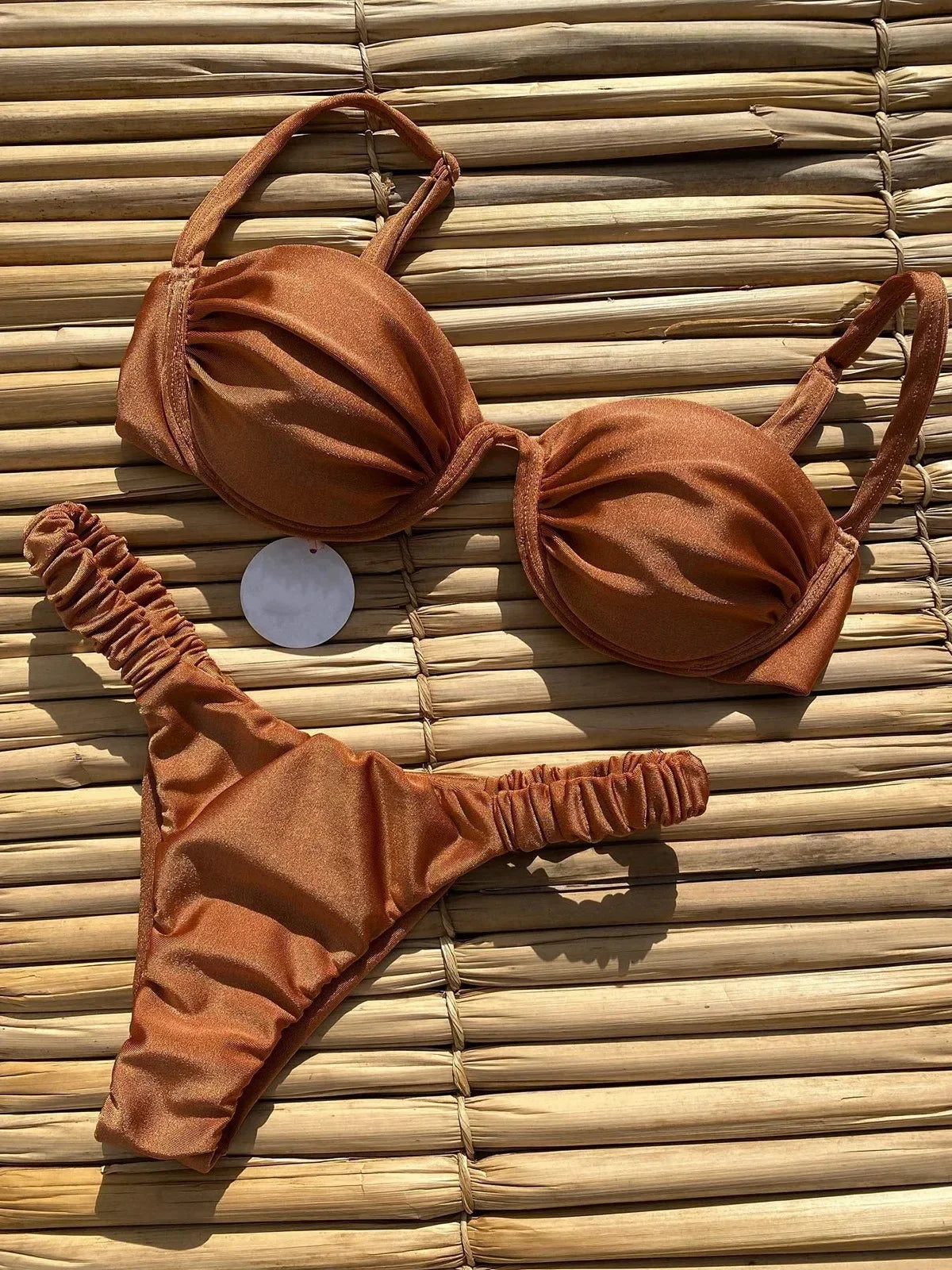 Steel Bikini with Split Design for Women