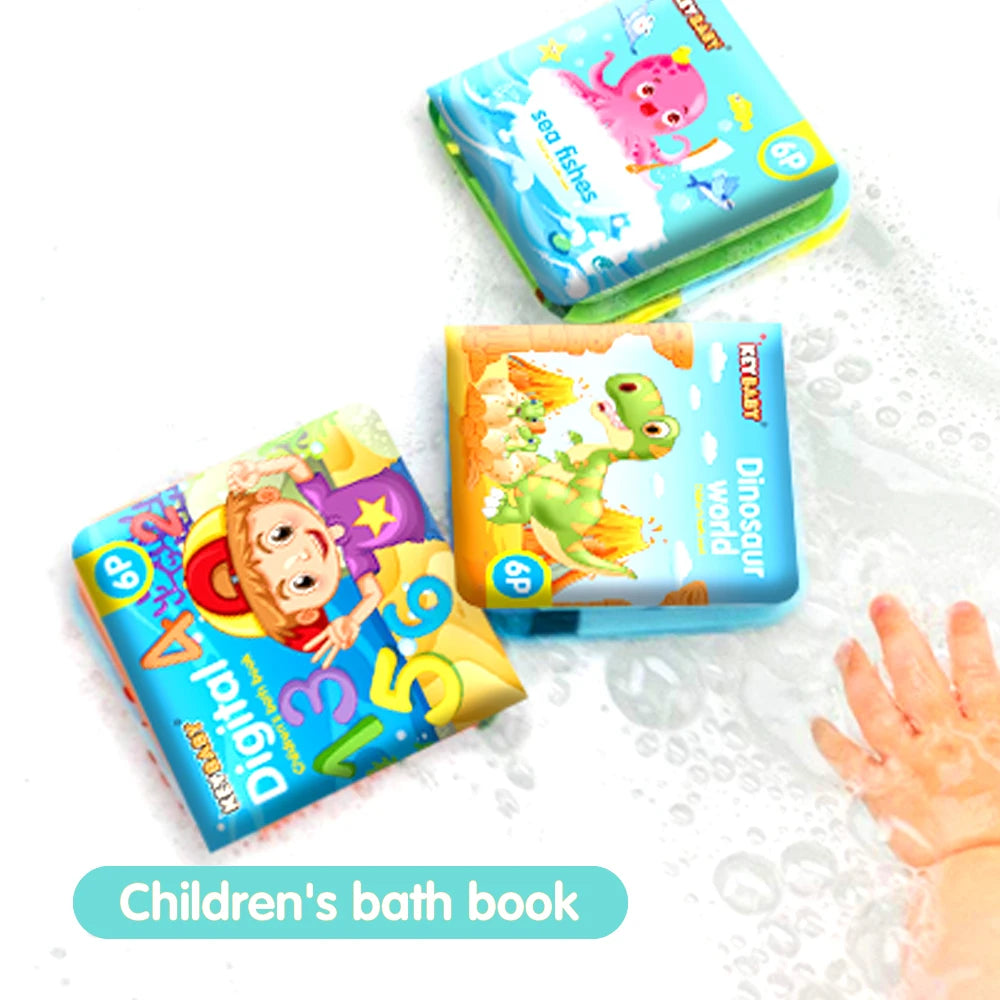 Unbreakable Baby Bath Book Toy for Cognitive Development