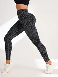 Sexy Leopard Print Yoga Leggings