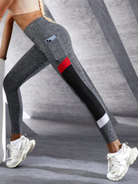 High Waist Yoga Pants with Side Pockets