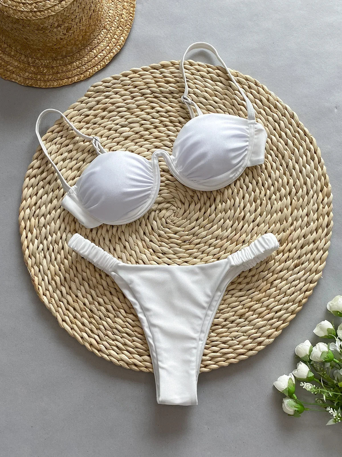 Steel Bikini with Split Design for Women